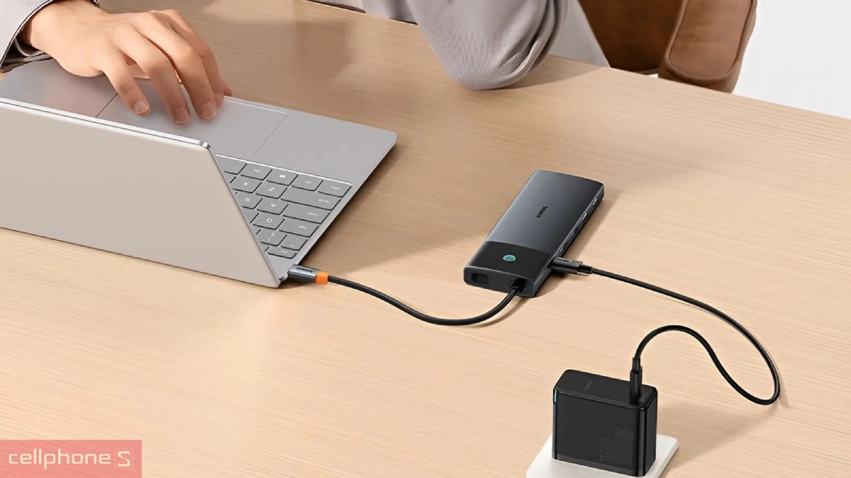 Kiểu dáng Hub chuyển đổi Baseus Metal Gleam Series II 10-in-1