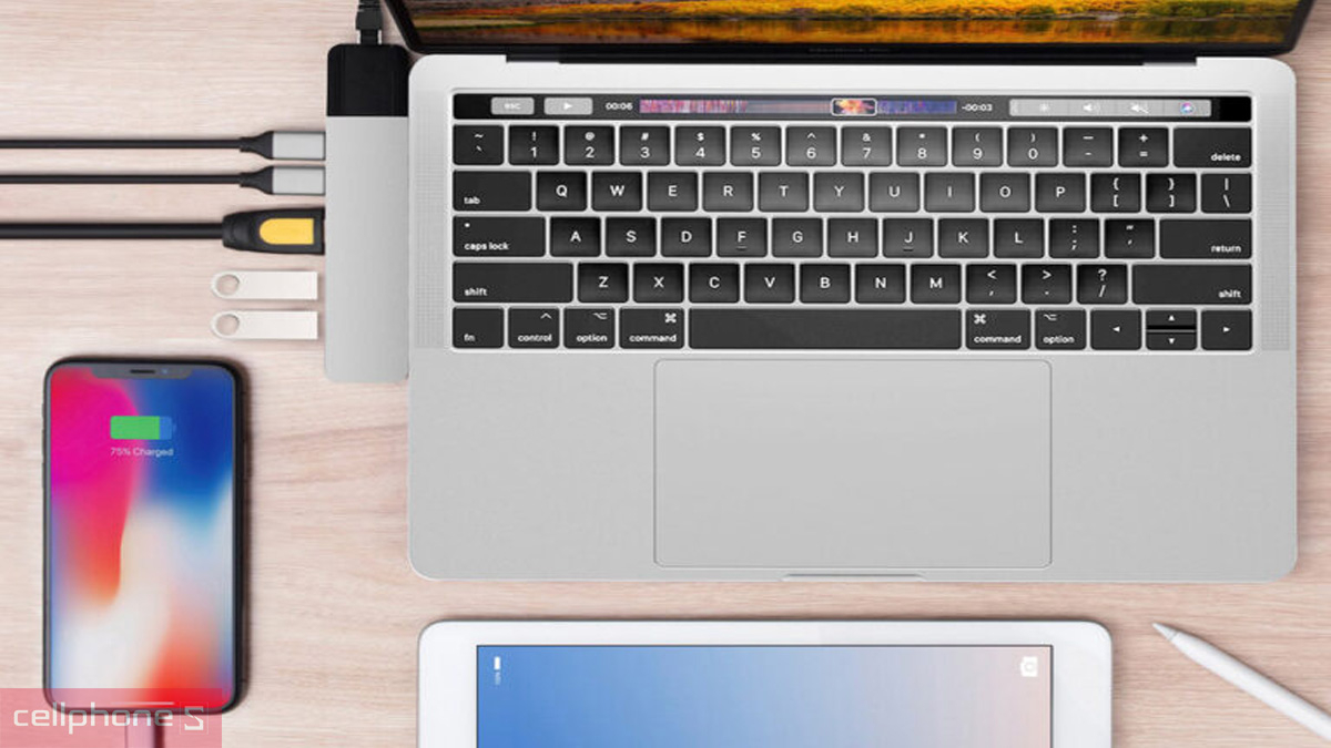 Hub chuyển đổi HyperDrive NET Type C 6 in 2 GN28N - Bền bỉ, kết nối nhanh chóng