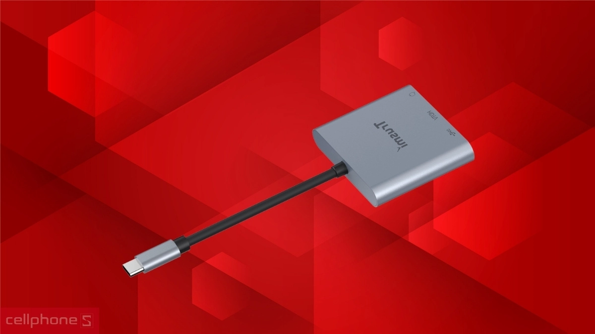 Kiểu dáng HUB chuyển đổi Trusmi 3 in 1 DS01-05