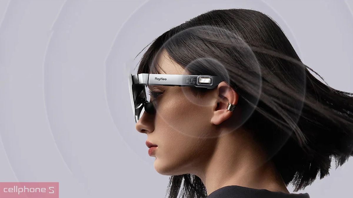 Kính RayNeo tích hợp loa