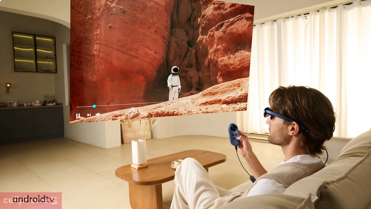 Hình ảnh kính thông minh AI&AR Rokid Max AR 3D Smart Glasses Micro OLED 215