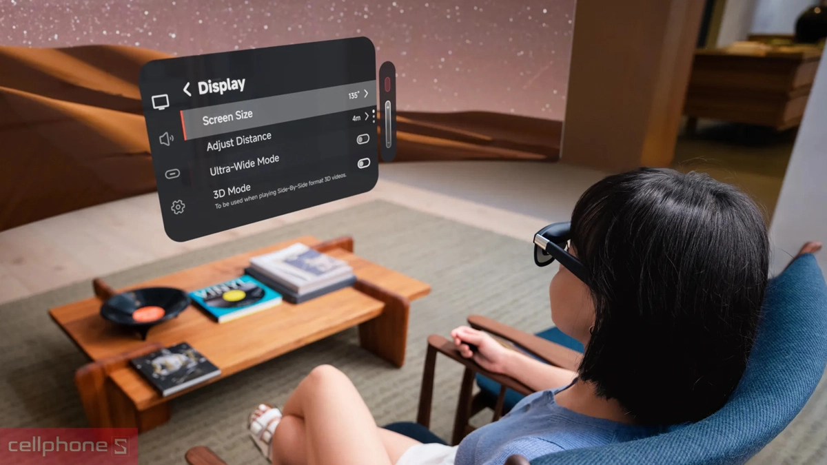 Tùy biến màn hình kính thông minh AI&AR XREAL One Pro AR Glasses