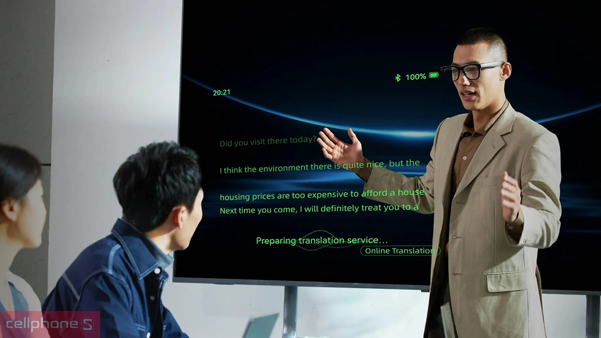 Trợ lý AI trên kính thông minh AI AR Rokid Glasses