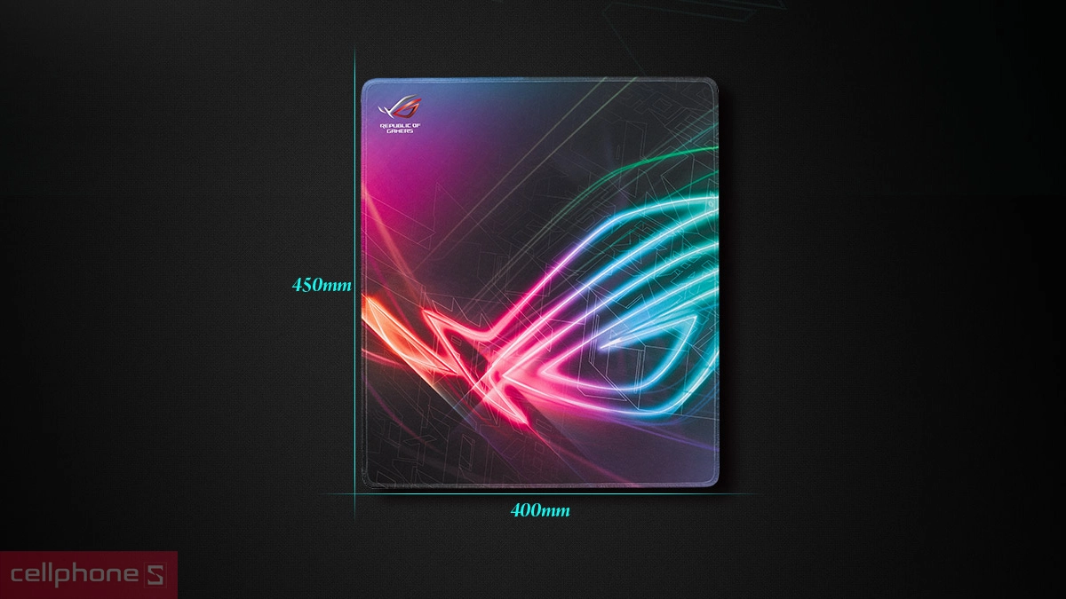 Thiết kế bền bỉ, tiện lợi của bàn di chuột Asus ROG Strix Edge