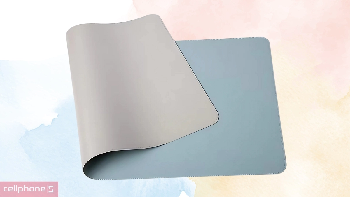Kích thước thảm da trải bàn Deskpad S-case 2 mặt 90 x 45 cm