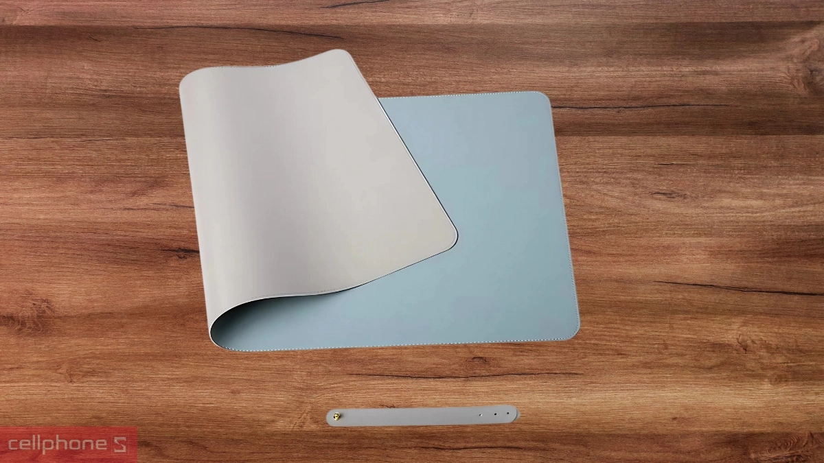 Thiết kế thảm da trải bàn Deskpad S-case 2 mặt 90 x 45 cm