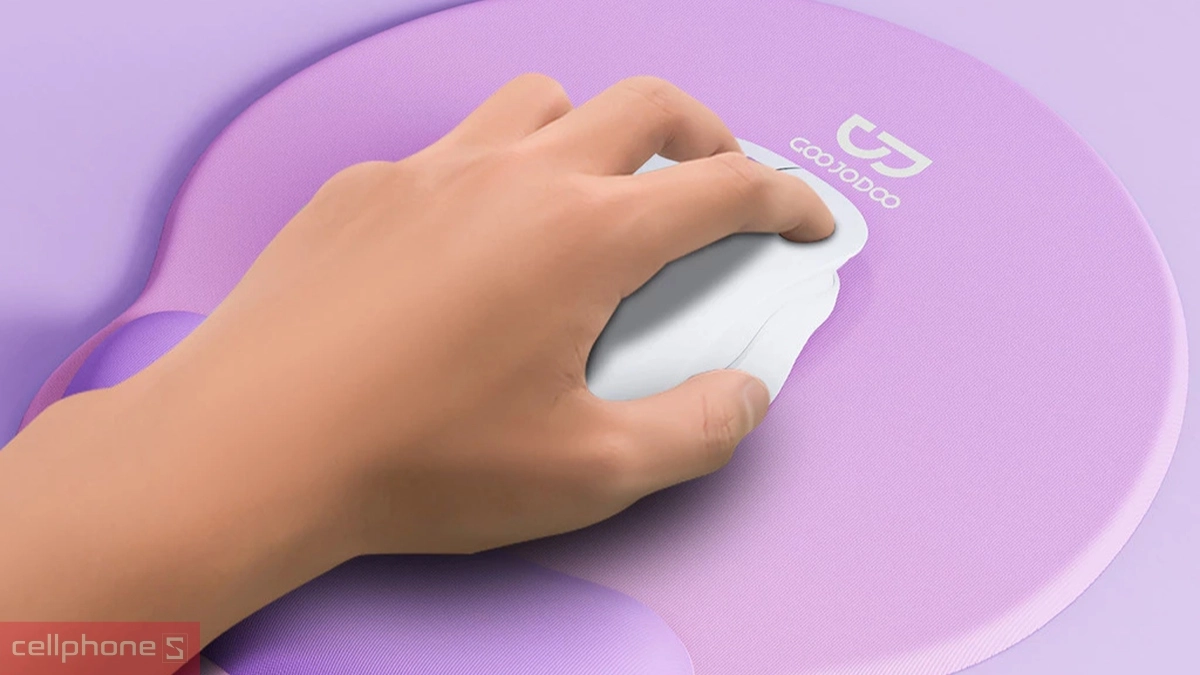 Thiết kế tấm lót chuột GOOJODOQ Silicone chống mỏi tay MM20