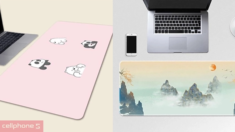 Thảm da trải bàn Deskpad S-Case 90 x 40 cm (Ngẫu nhiên)