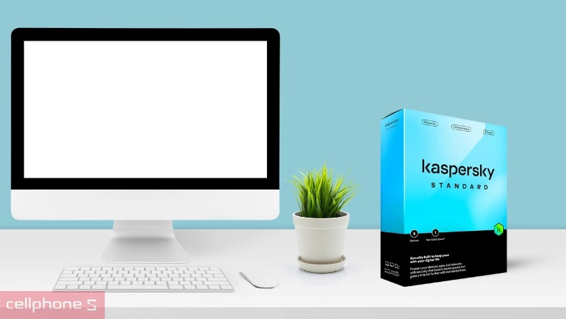 Phần mềm Kaspersky Standard SEA KL10414UEFS 5 thiết bị: bảo mật đa lớp, cài đặt đơn giản