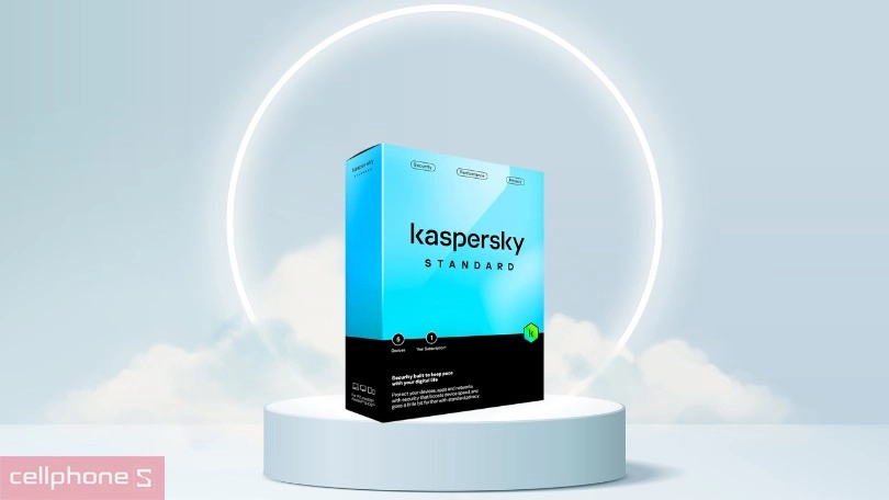 Phần mềm Kaspersky Standard SEA KL10414UEFS 5 thiết bị: bảo mật đa lớp, cài đặt đơn giản