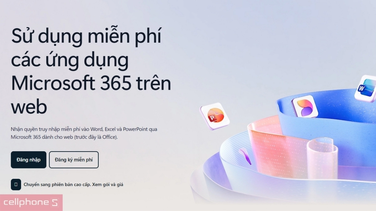 Đăng nhập tài khoản Microsoft 365 Personal Online