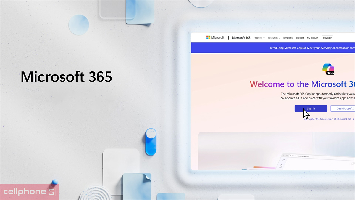 Đăng nhập tài khoản Microsoft trước khi kích hoạt key Office 365 Personal