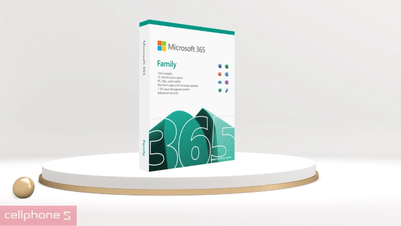 Phần mềm Microsoft Office 365 Family – Sử dụng office bản quyền trên 5 thiết bị