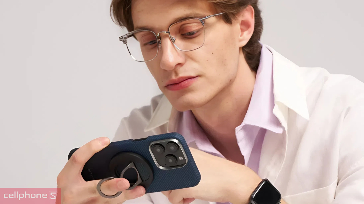 Thiết kế Vòng giữ điện thoại Pitaka Grip 3