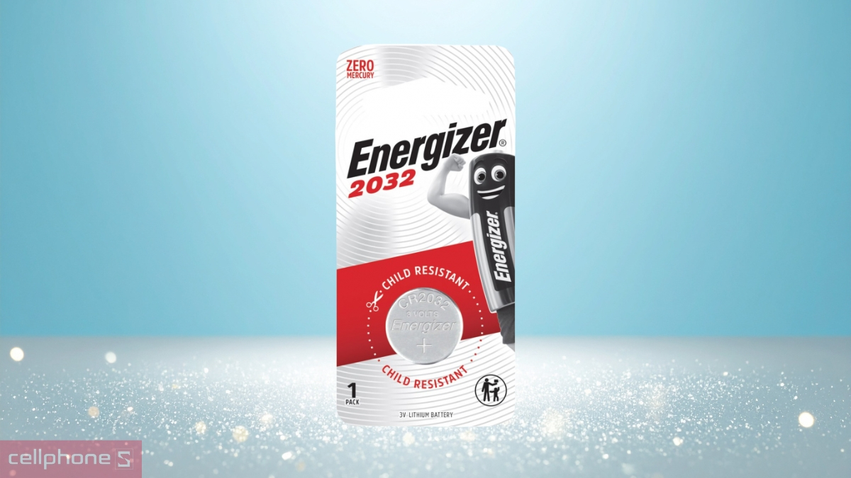 Hiệu suất pin Energizer Specialty CR2032 2032 1 viên/vỉ BP1
