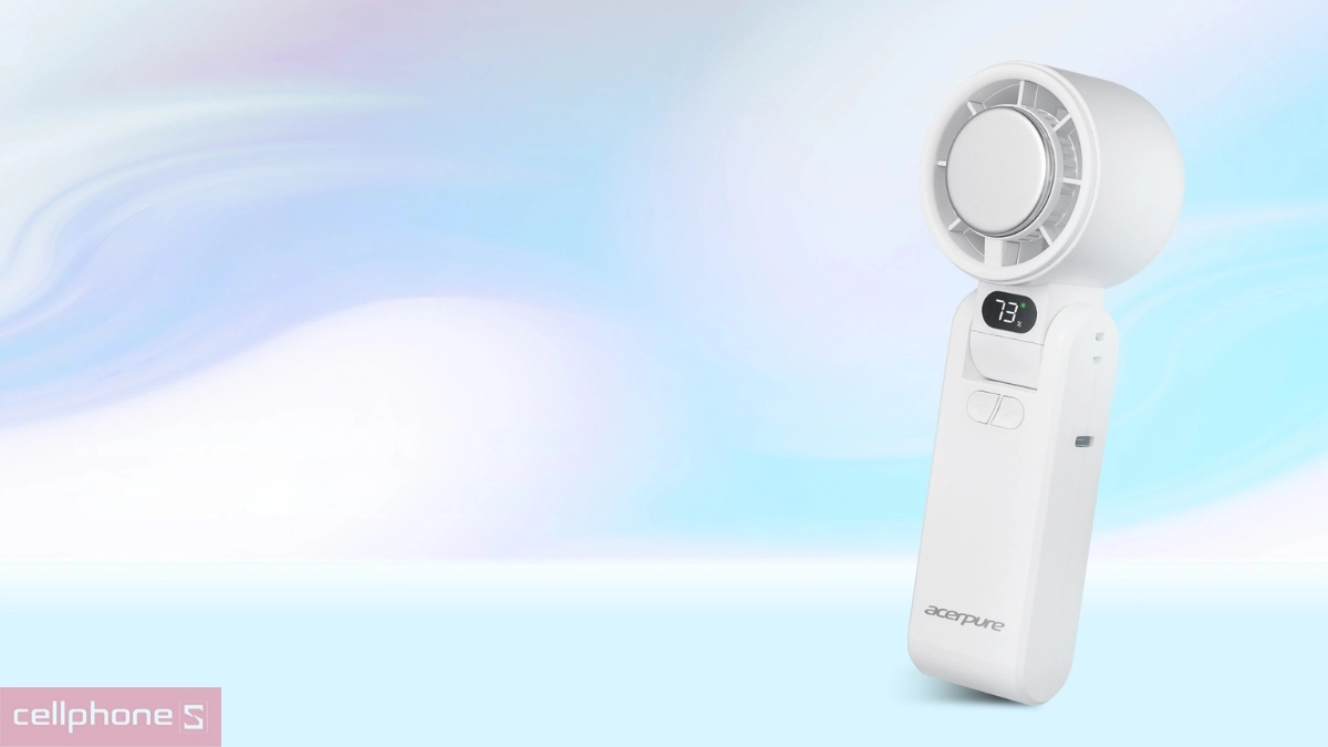 Điều chỉnh đa góc độ quạt cầm tay mini Acerpure COZY HF1