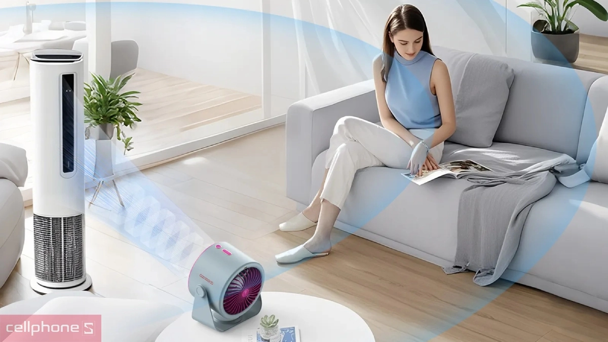 Công suất, các mức độ gió của quạt để bàn mini GOOJODOQ GFS008