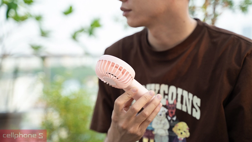 Quạt cầm tay mini Jisulife FA20X Plus ABS 4000mAh