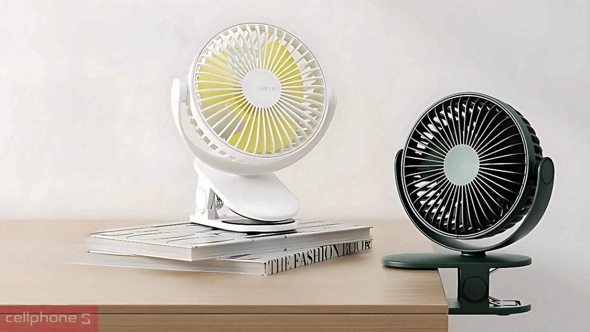 Hiệu suất mạnh mẽ, đa dạng chế độ gió của quạt kẹp bàn mini Jisulife FA18S