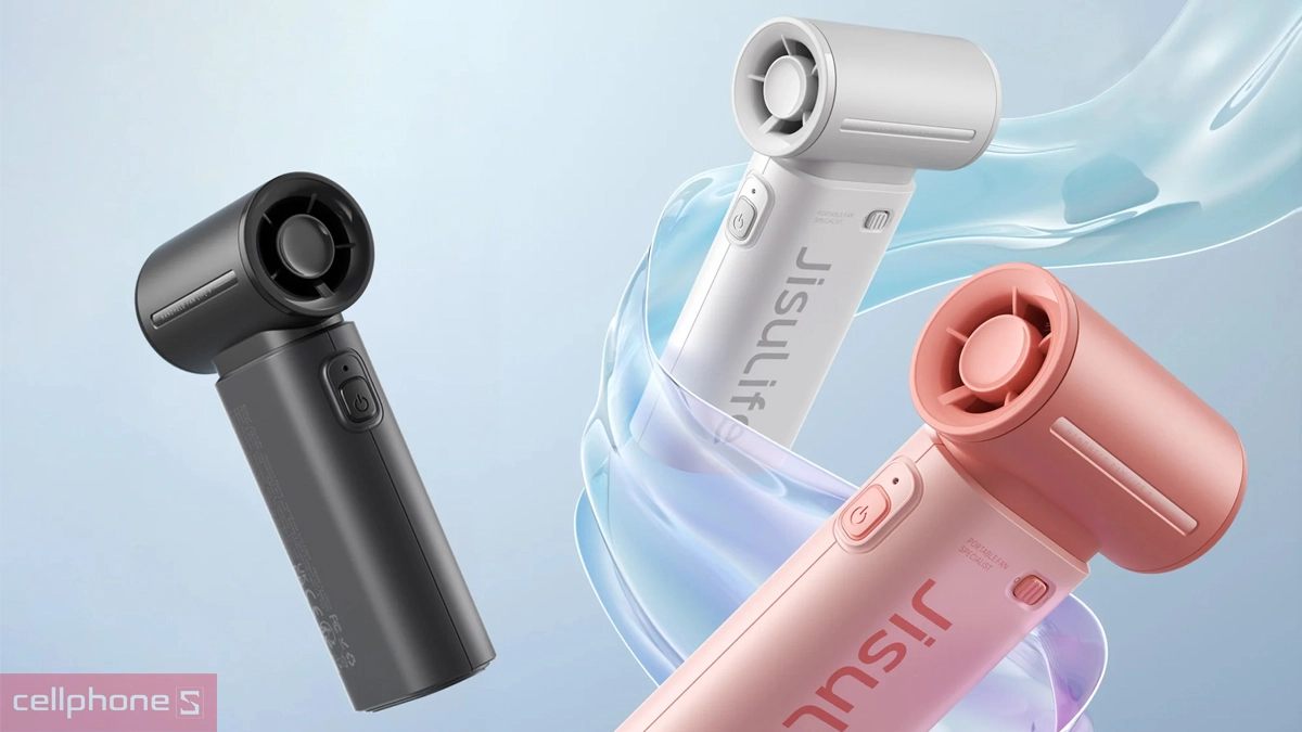 Thiết kế Quạt Mini cầm tay Jisulife Life 9 5000mAh