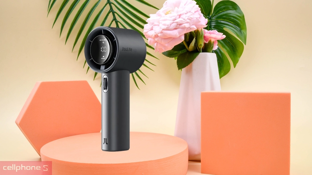 Thiết kế quạt mini cầm tay JisuLife Pro1S FA53 Pro 5000mAh