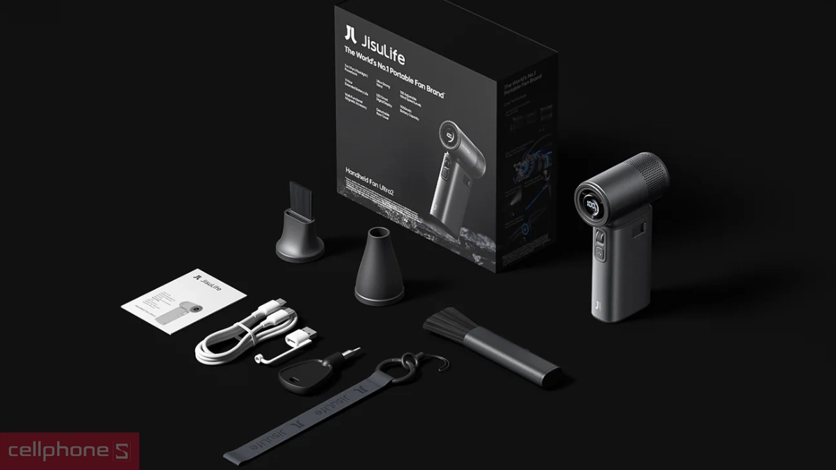 Hiệu suất vận hành của quạt mini cầm tay JisuLife Ultra 2