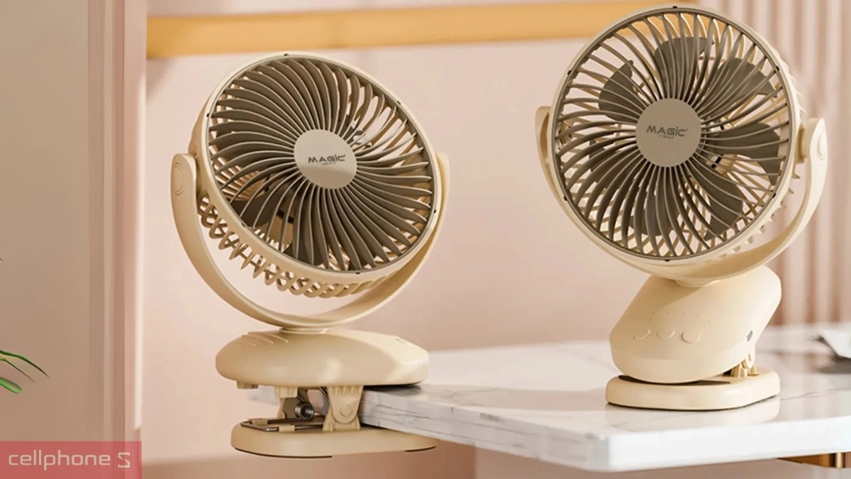 Thiết kế quạt tích điện Mini Magic A-004