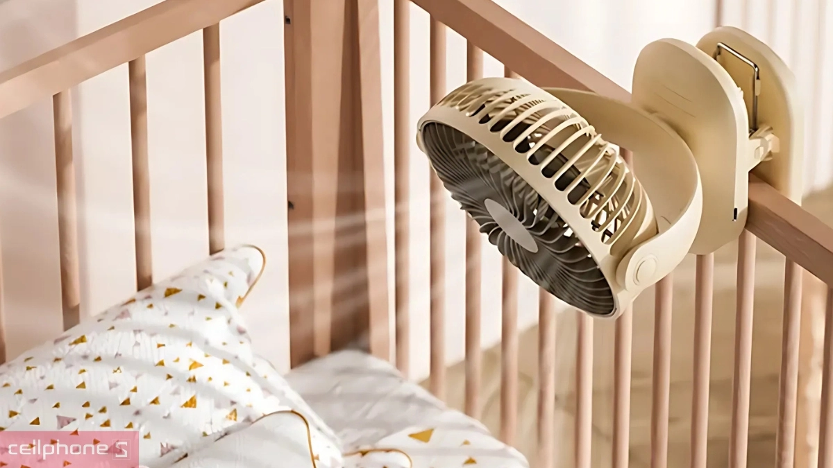 Công suất vận hành của quạt tích điện Mini Magic A-004