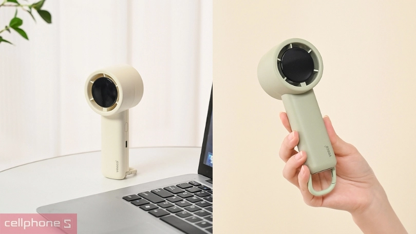 Quạt cầm tay mini Veeco H30 2000mAh