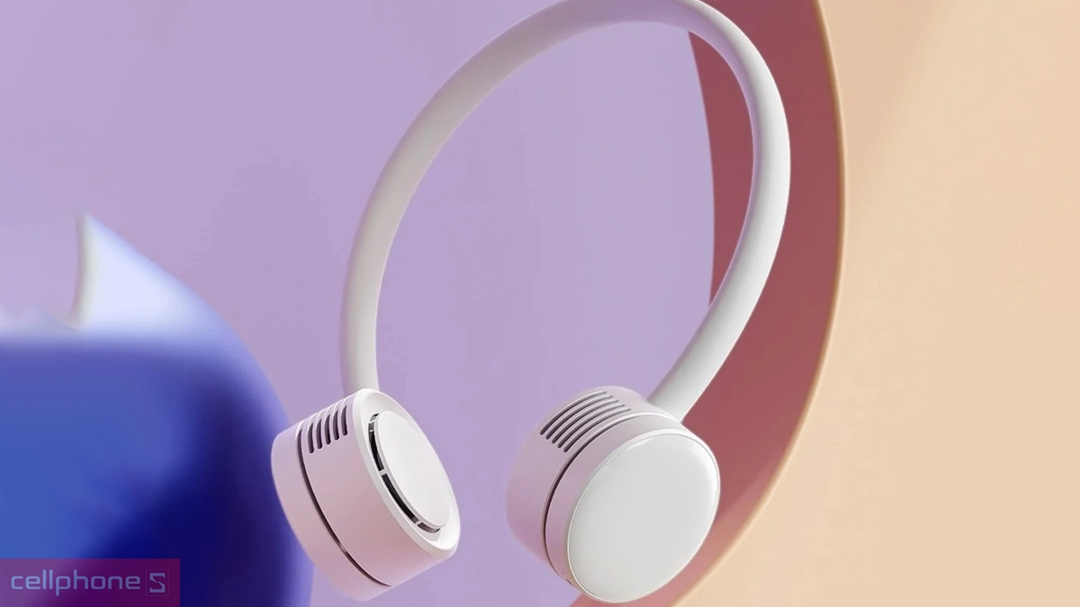 Thiết kế quạt đeo cổ mini Xiaomi Qualitell H1