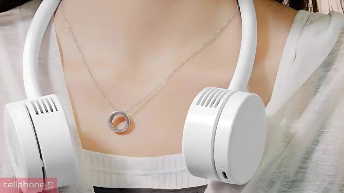 Hiệu suất làm mát, các cấp độ gió của quạt đeo cổ mini Xiaomi Qualitell H1