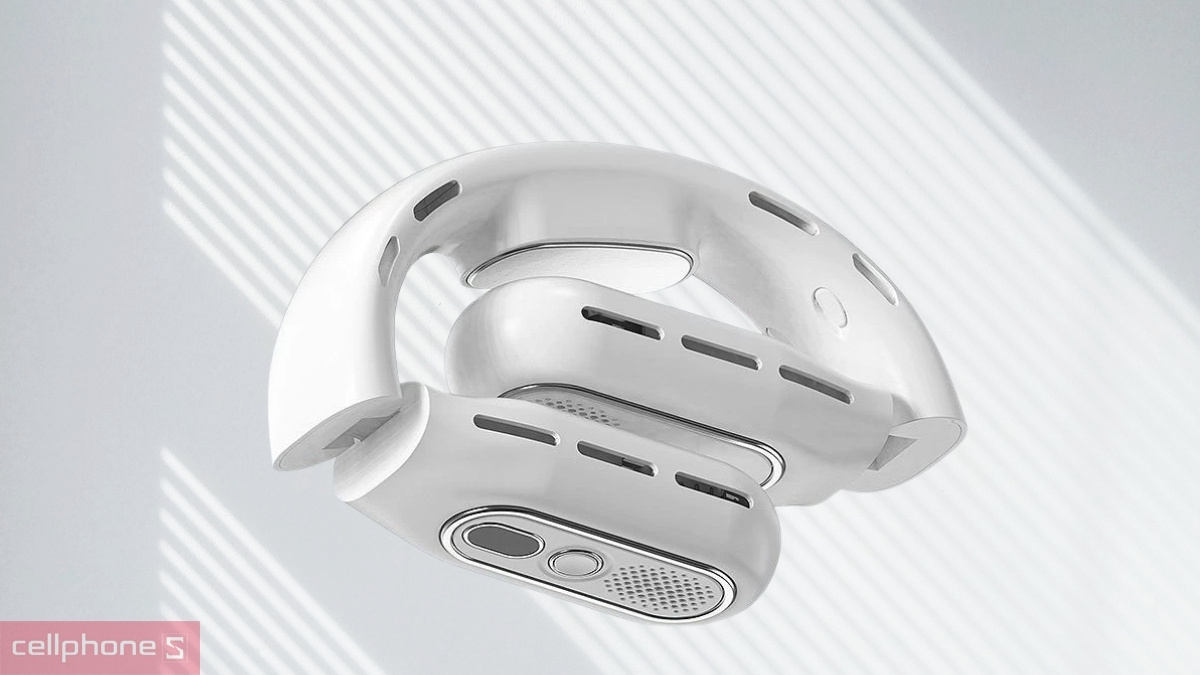 Hiệu năng làm mát của quạt đeo cổ Mini Xiaomi tích điện sạc USB-C (3 cấp độ)