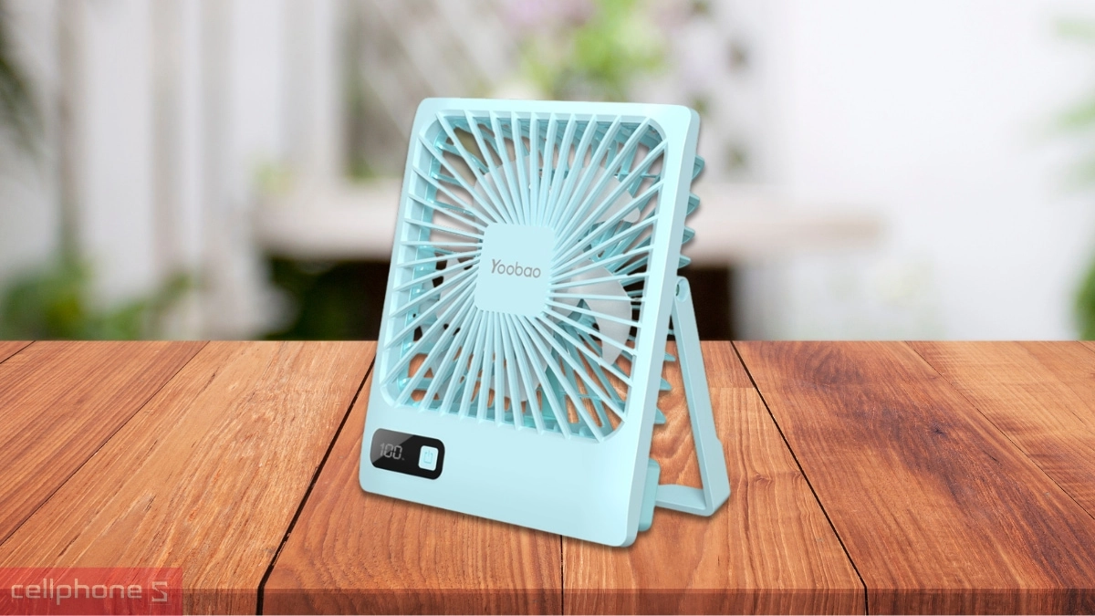 Quạt để bàn mini Yoobao Q3C - Thiết kế vuông vức độc đáo, linh hoạt mọi không gian