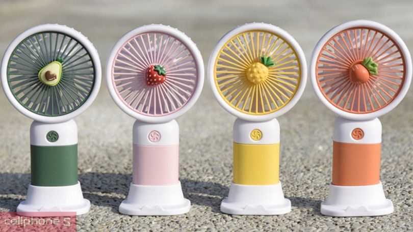 Quạt mini cầm tay kiêm giá đỡ điện thoại DD5645 – Tiện lợi, dễ sử dụng