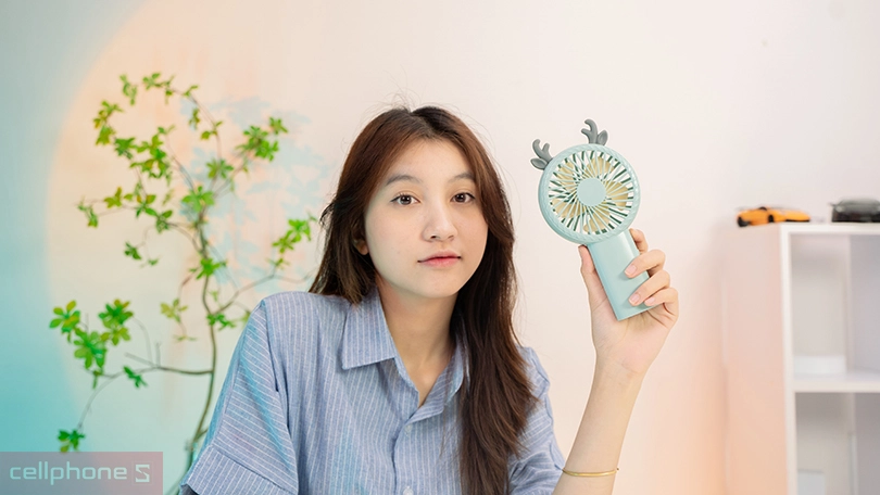 Đánh giá quạt mini giá đỡ điện thoại HL025