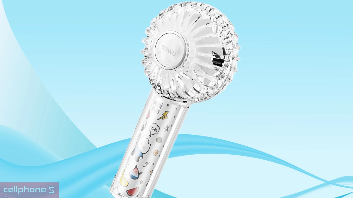 Quạt mini cầm tay Wiwu Mini Fan FS-012 – Gọn nhẹ, sạc nhanh, thoải mái giải nhiệt mọi lúc mọi nơi