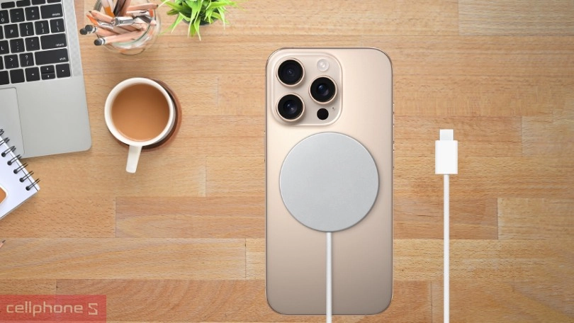 Thiết kế bộ sạc MagSafe Apple kèm cáp Type-C 1m