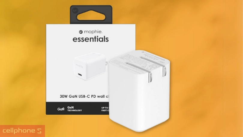 Thiết kế củ sạc Mophie Essential PD 30W 1C