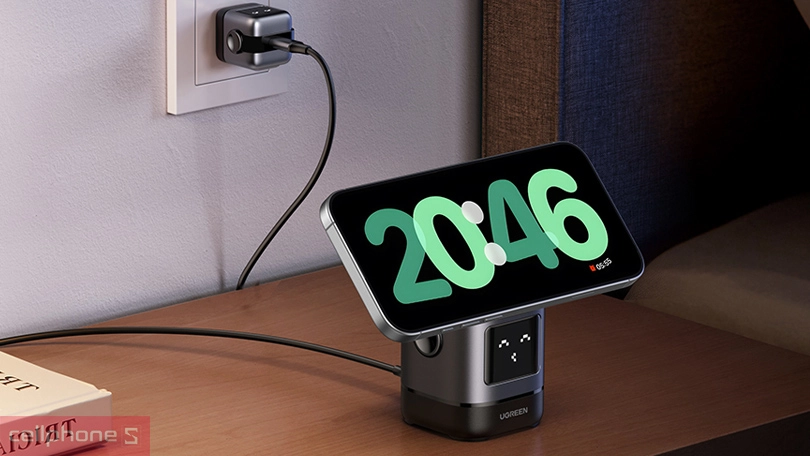 Công suất đế sạc không dây 2 in 1 Ugreen Uno Qi2 15W