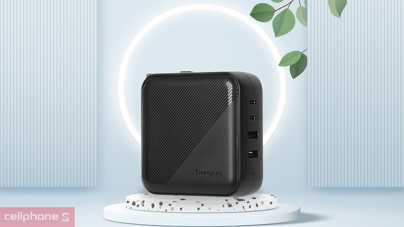 Thiết kế sạc Targus 2A2C GAN 100W APA109AP