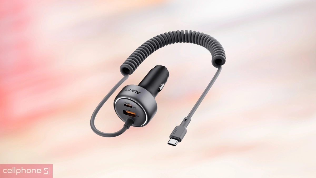 Sạc ô tô Aukey 2C1A 75W CC-P2