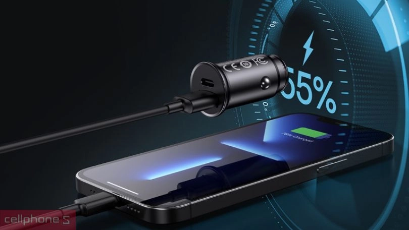 Khả năng tương thích của tẩu sạc ô tô Baseus Circular Metal USB C USB A 30W PPS