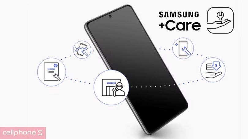 Gói 2 năm Samsung Care + cho điện thoại Samsung Galaxy A14 yên tâm hơn, thoải mái sử dụng hơn