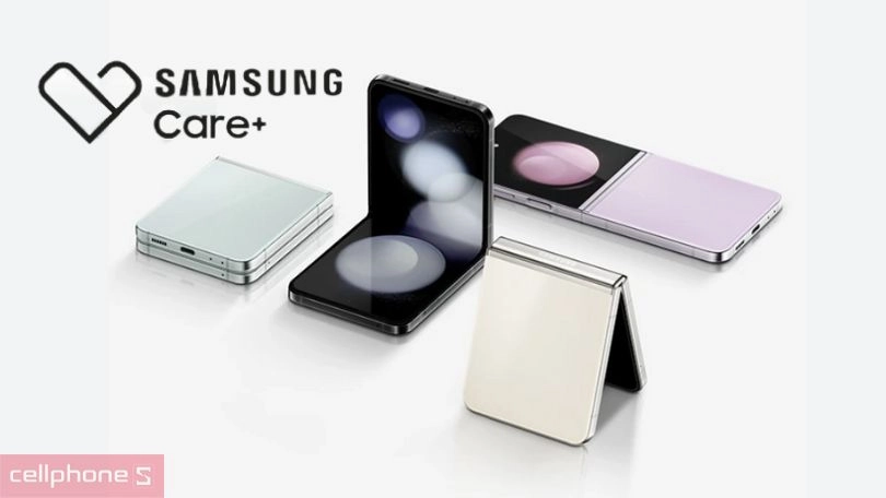 Dịch vụ Samsung Care + 6 tháng điện thoại Samsung Galaxy Flip 5 bảo vệ tốt hơn, tự tin khám phá
