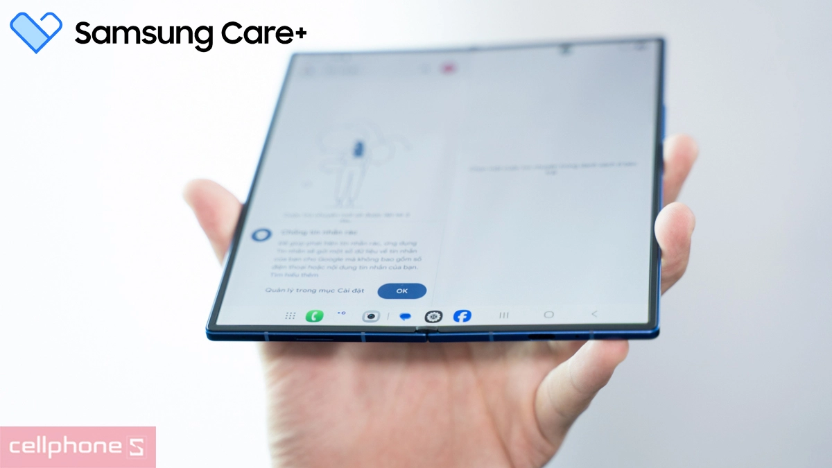 Dịch vụ Samsung Care plus update 1 năm lên 2 năm điện thoại Samsung Galaxy Z Fold 7 - An tâm sử dụng