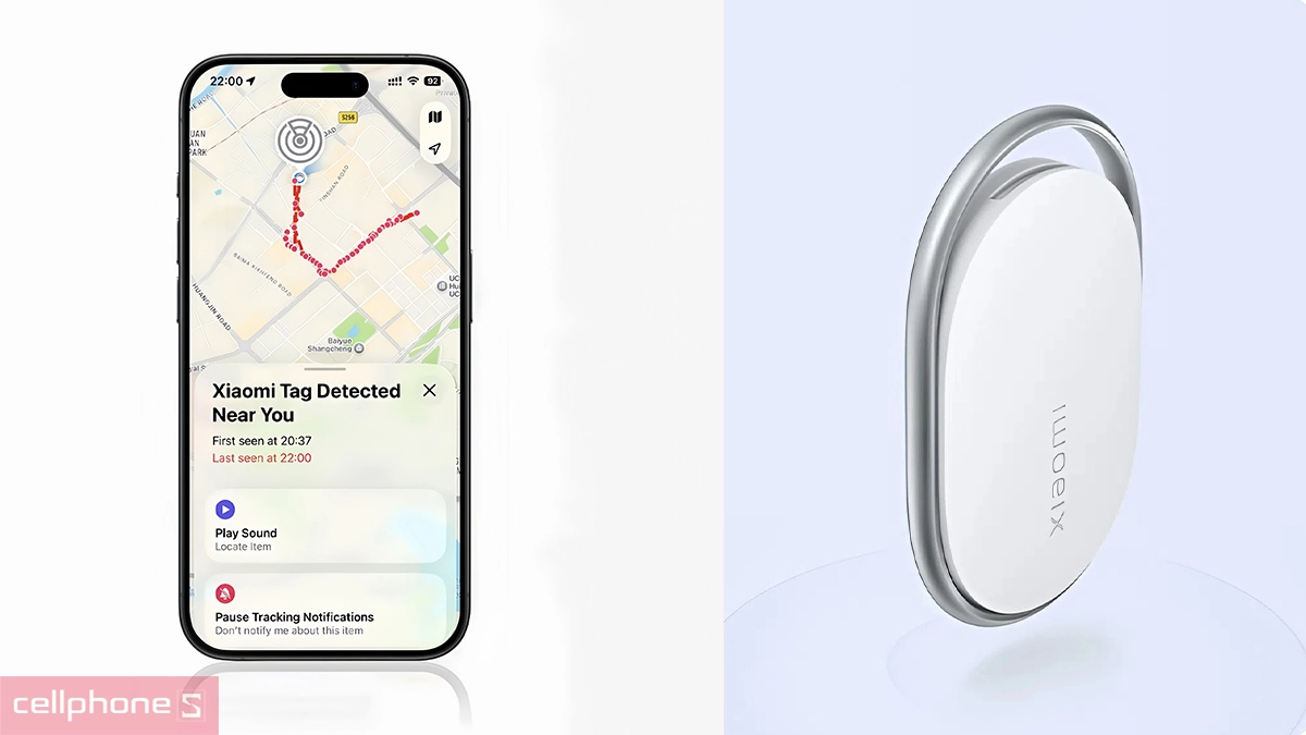 thiết bị định vị Xiaomi Tag 4 Pack BHR08SPGL Bảo vệ bằng nhiều lớp mã hóa