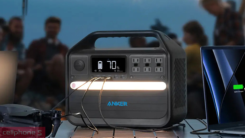 Thiết kế trạm sạc dự phòng Anker Powerhouse 555 A1760 1024Wh 1000W