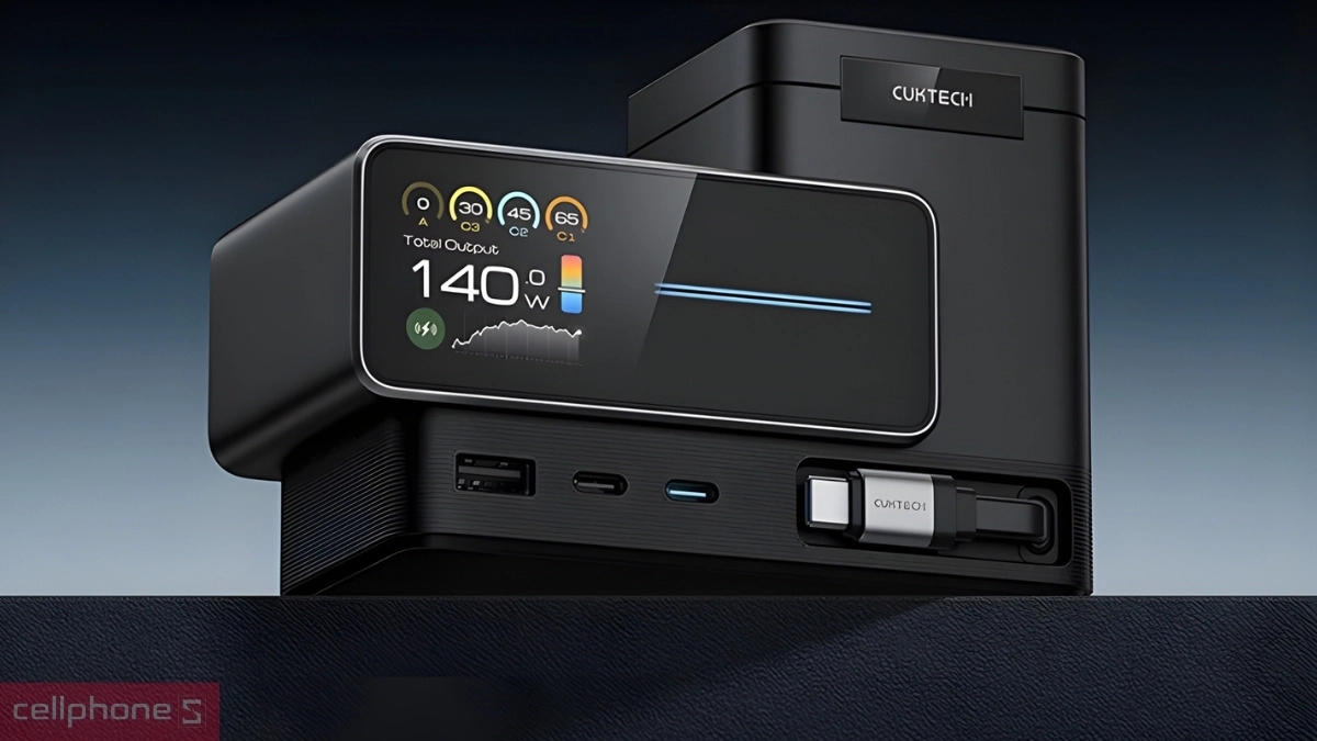 Sạc không dây trạm sạc dự phòng CUKTECH 6 in 1
