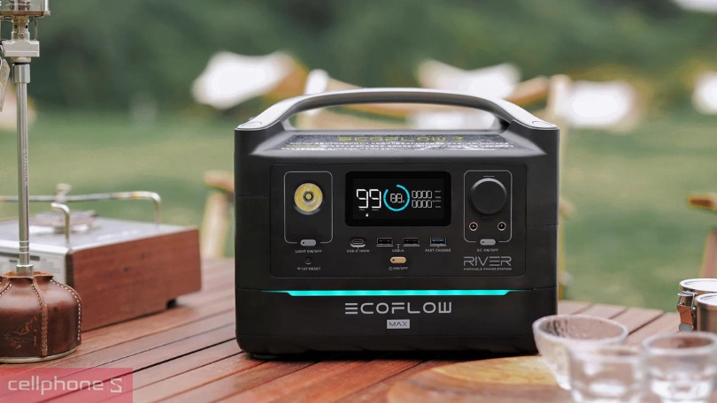 Trạm sạc dự phòng EcoFlow River Max Portable Power Station - Tích trữ năng lượng lớn, tiện lợi mang đi mọi nơi