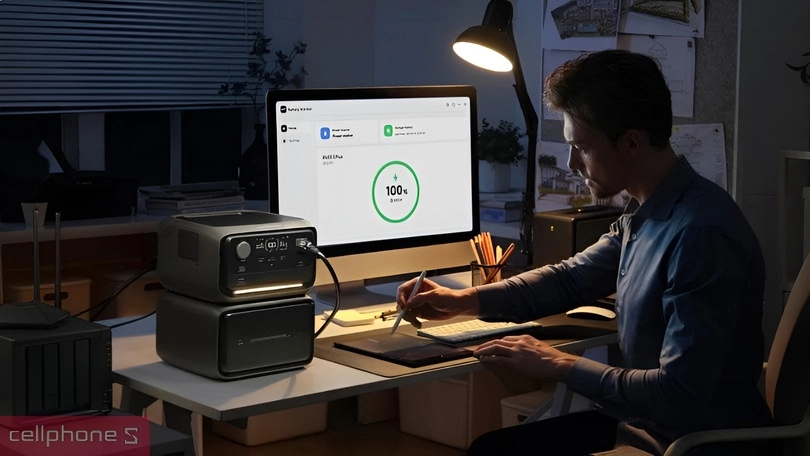 Dung lượng trạm sạc dự phòng Ecoflow 600W 286Wh River 3 Plus